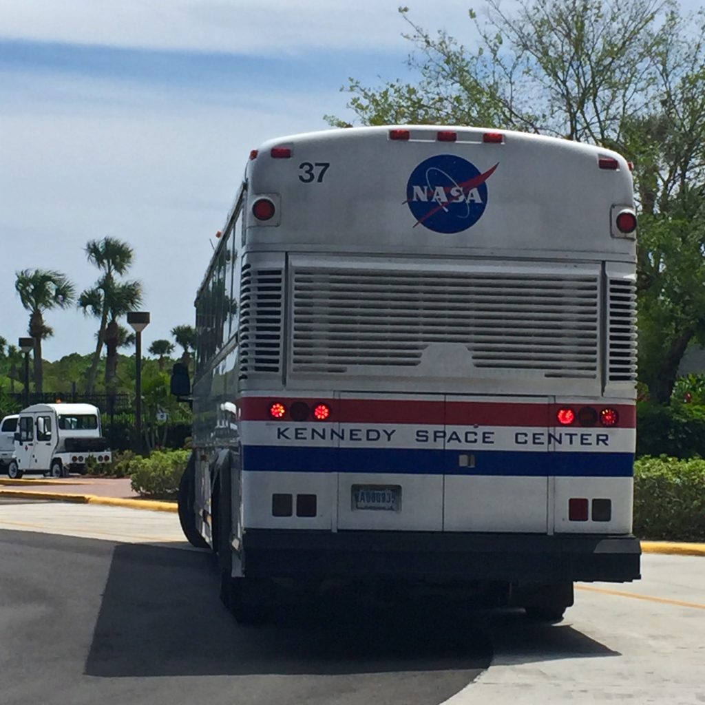 Kennedy Space Center with children