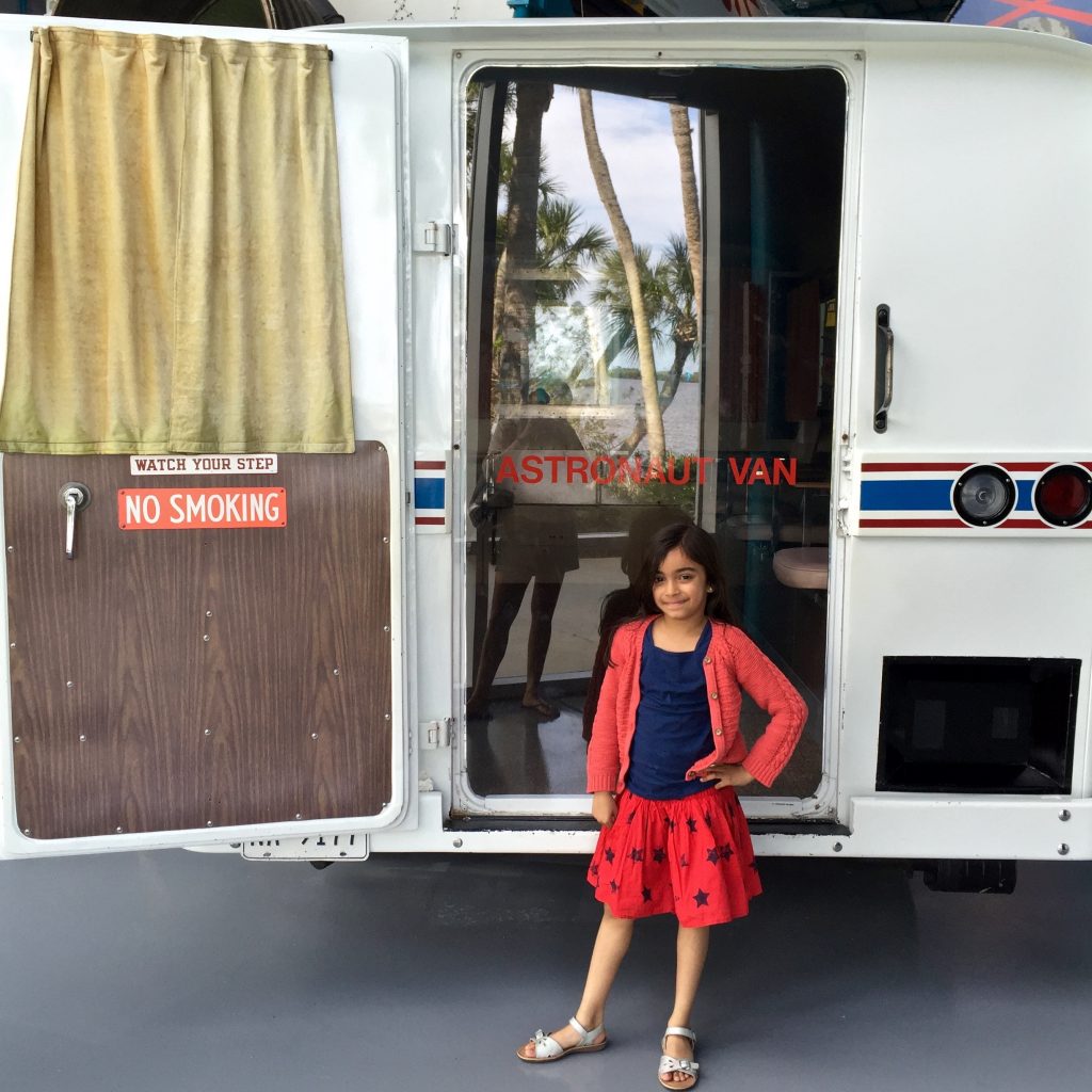Kennedy Space Center with children