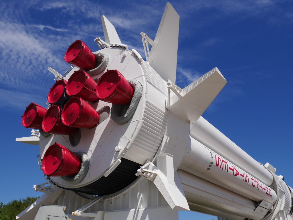 Kennedy Space Center with children