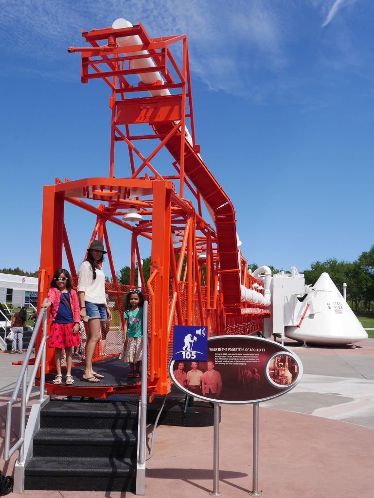 Kennedy Space Center with children