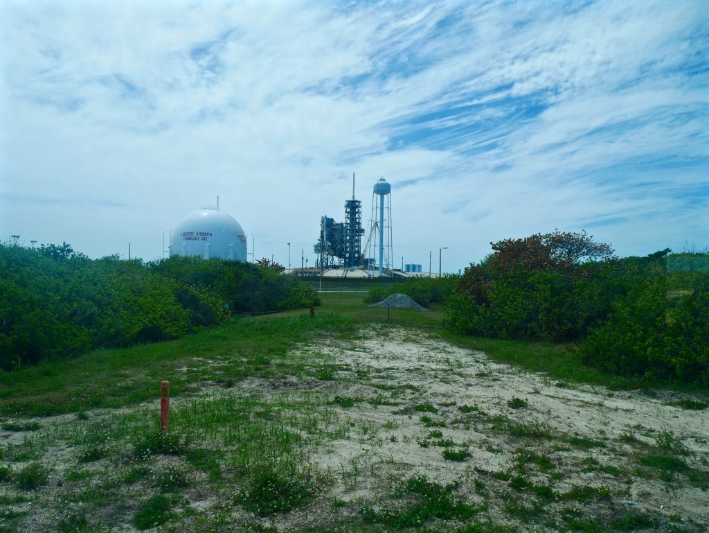 Kennedy Space Center with children