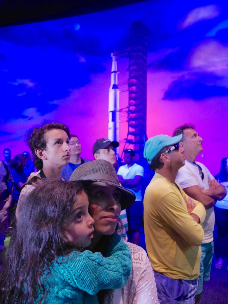 Kennedy Space Center with children