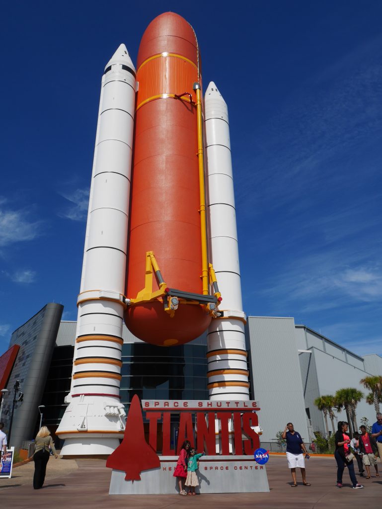 Kennedy Space Center with children