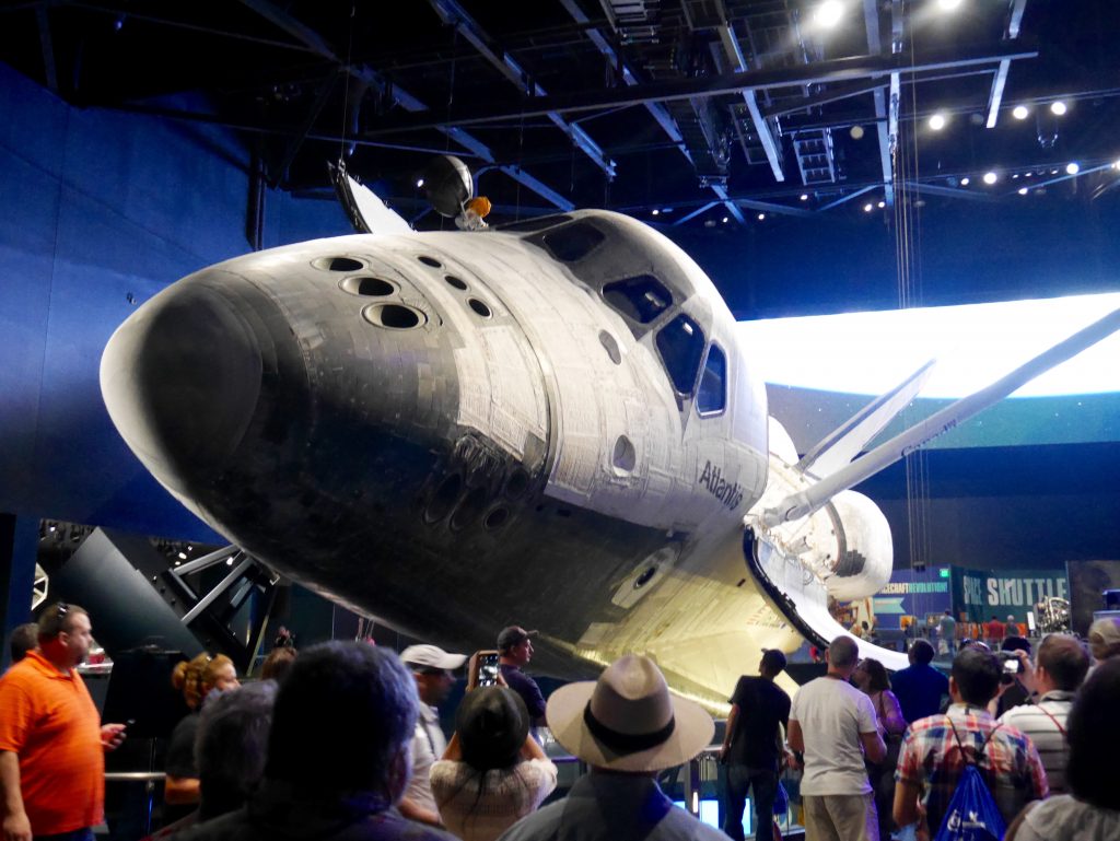 Kennedy Space Center with children