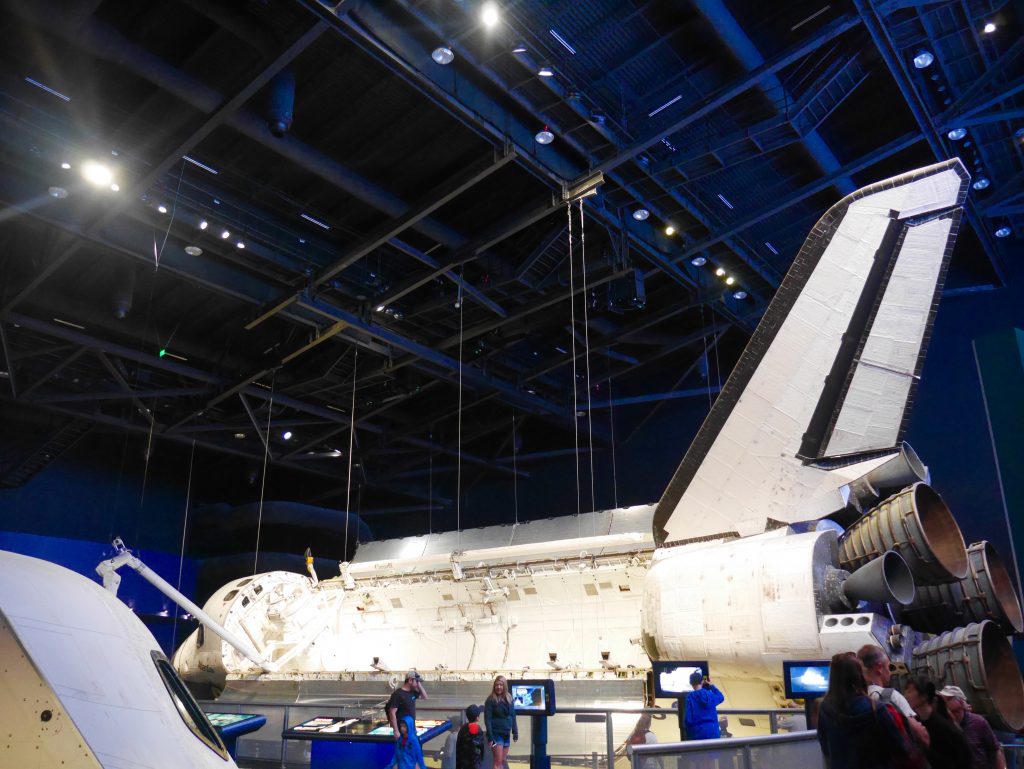 Kennedy Space Center with children