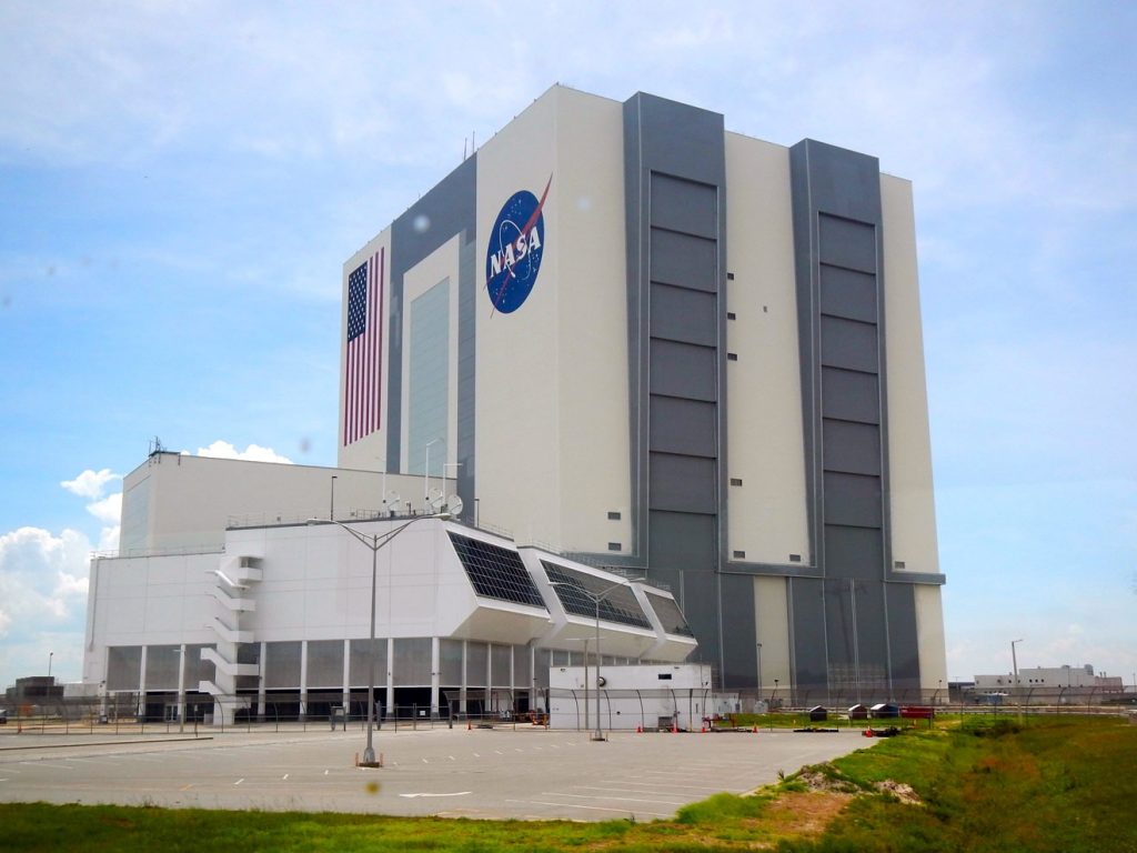Kennedy Space Center with children