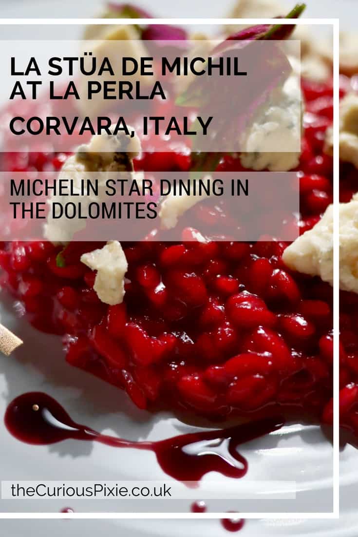 La Stüa de Michil at La Perla | Corvara, Italy | Michelin star restaurant in Italy