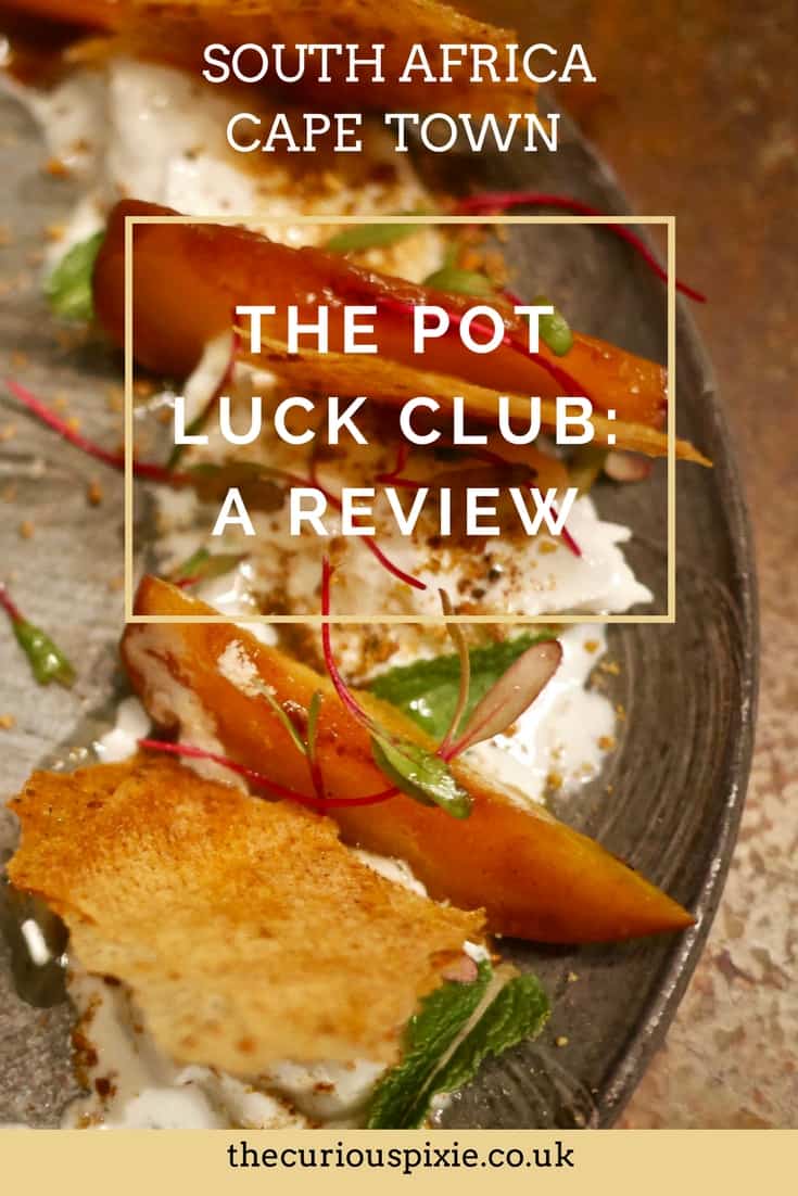 South Africa: The Pot Luck Club in Cape Town
