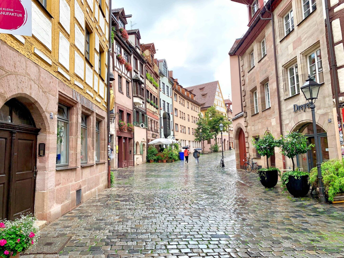 Nuremberg street | half timbered houses, cobbled stone streets, incredible gothic architecture and spectacular viewpoints.