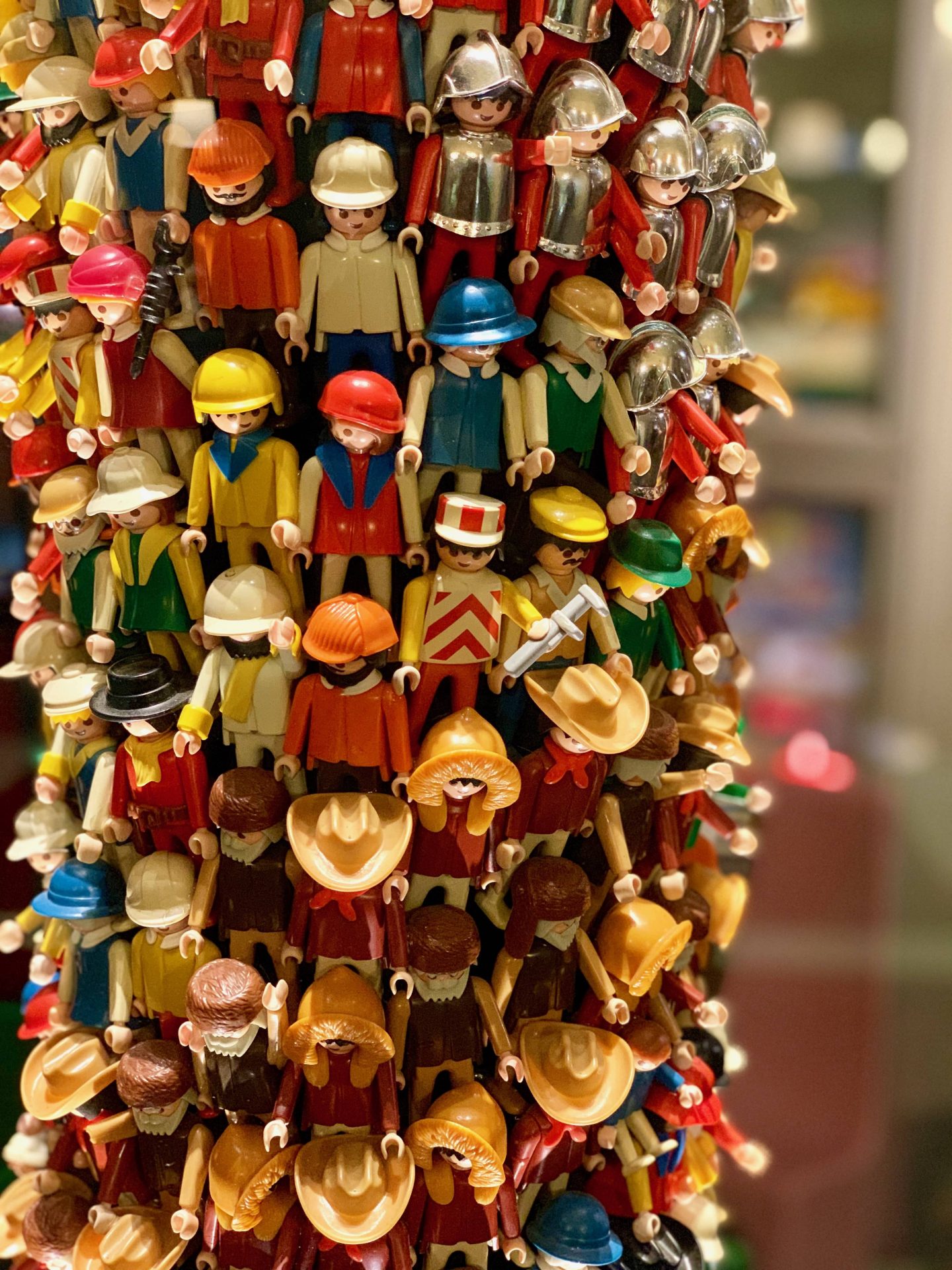 tower of playmobil figures