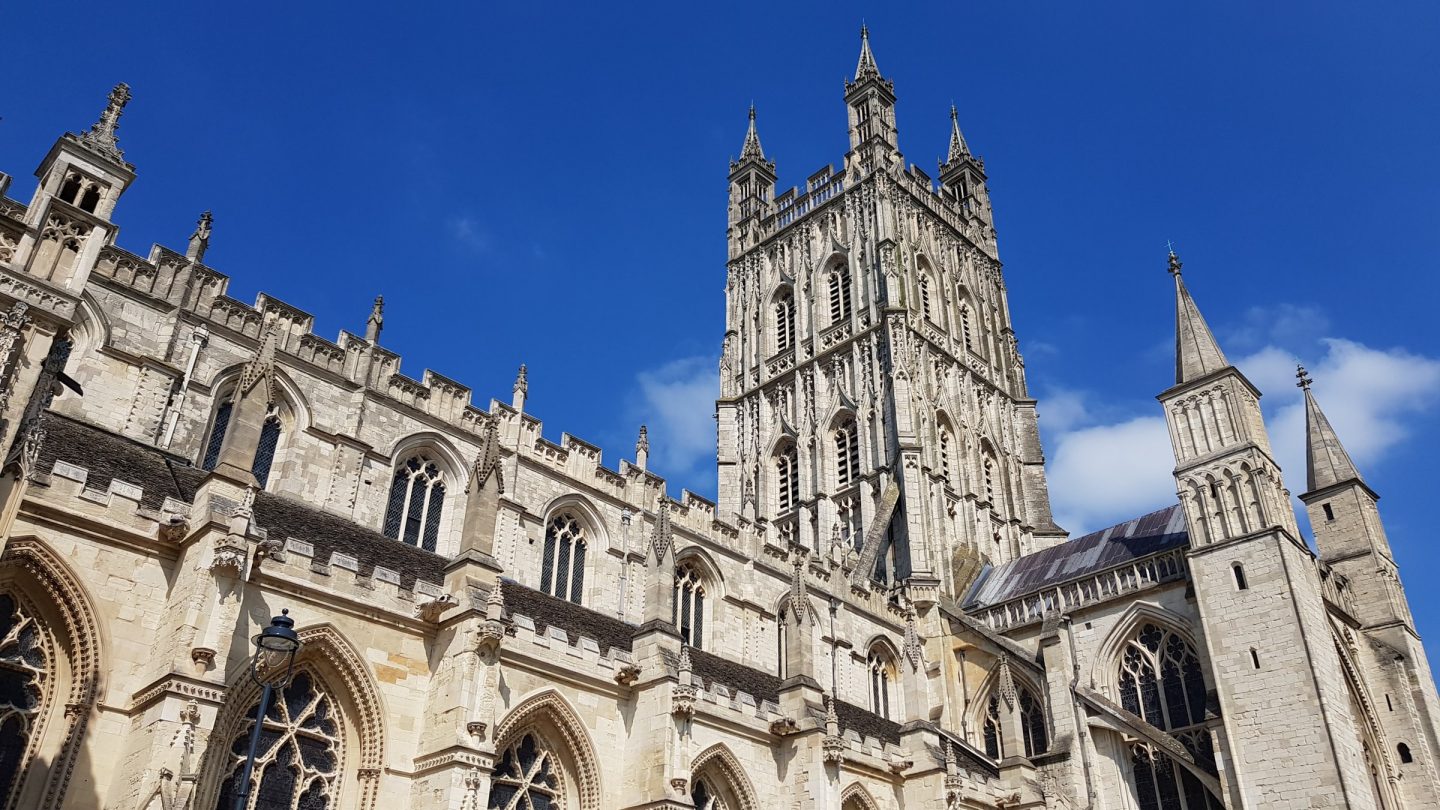view of the minster in bath