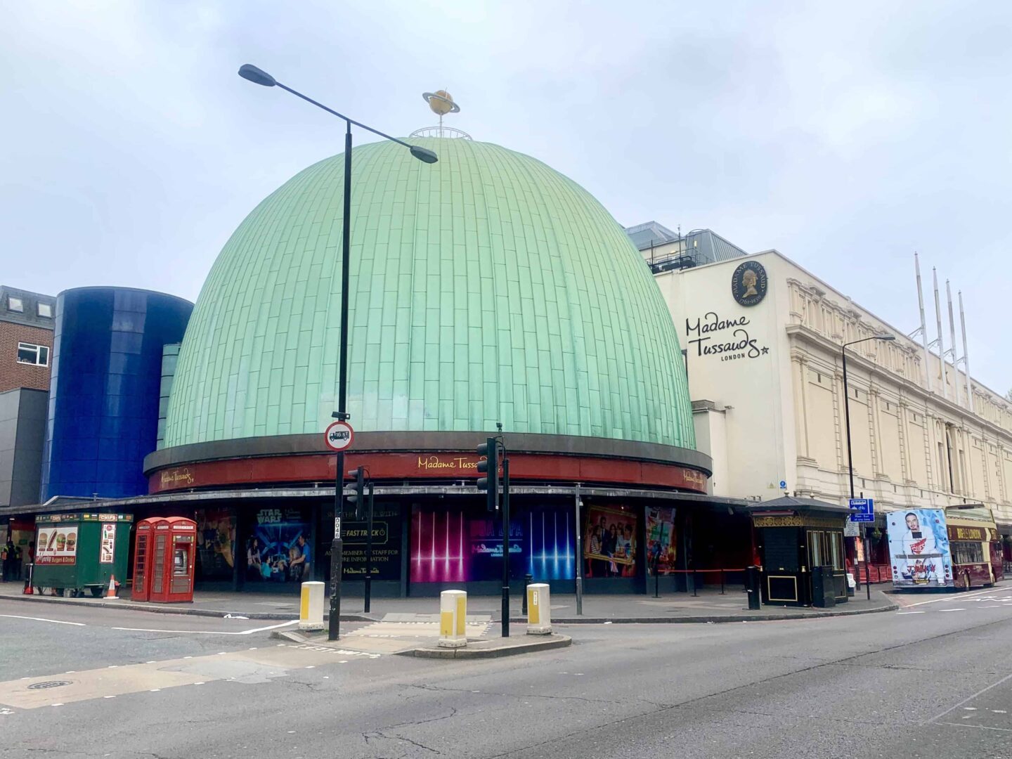 view of the outside of madam Tussauds