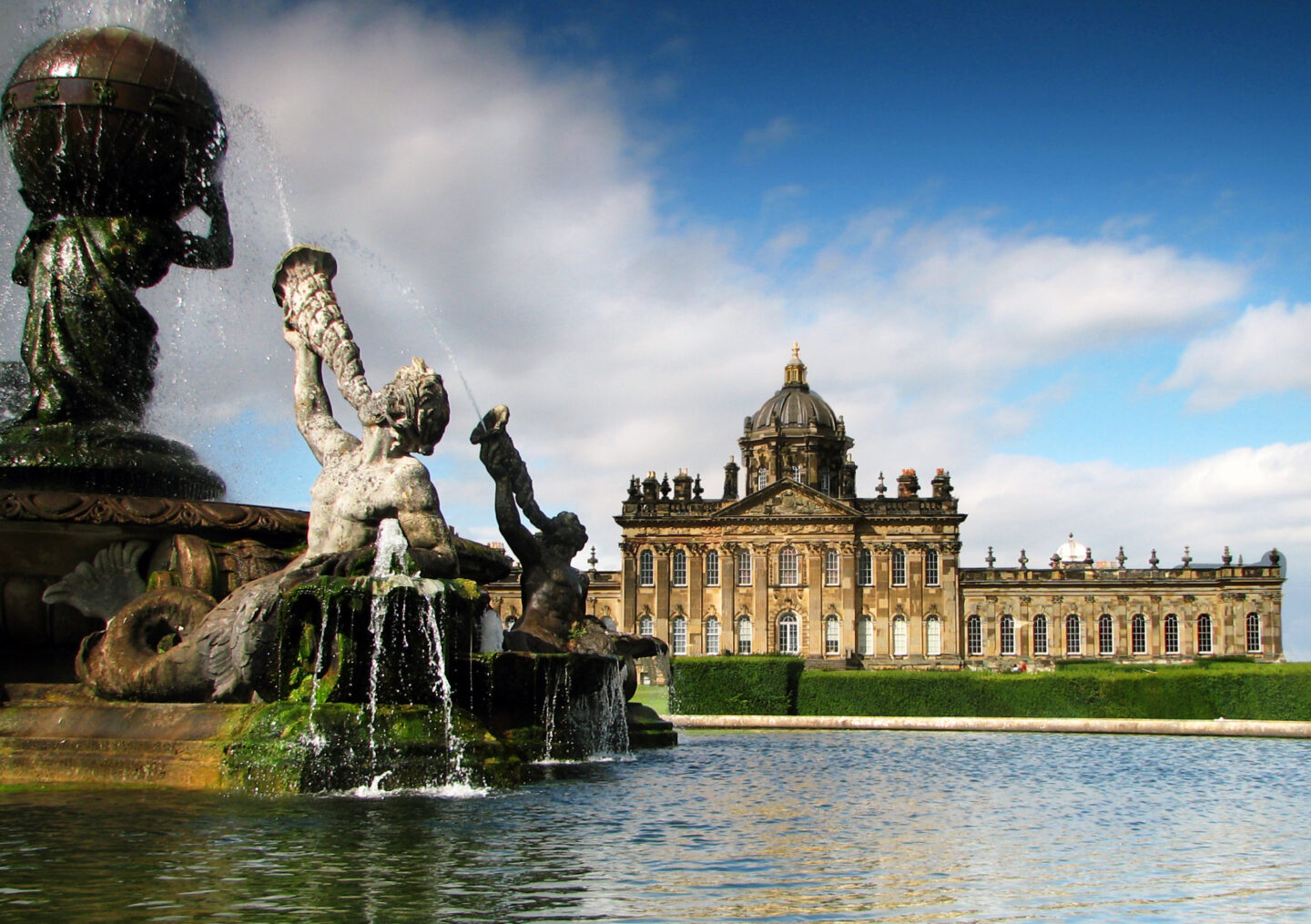 View of Castle Howard in Yorkshire