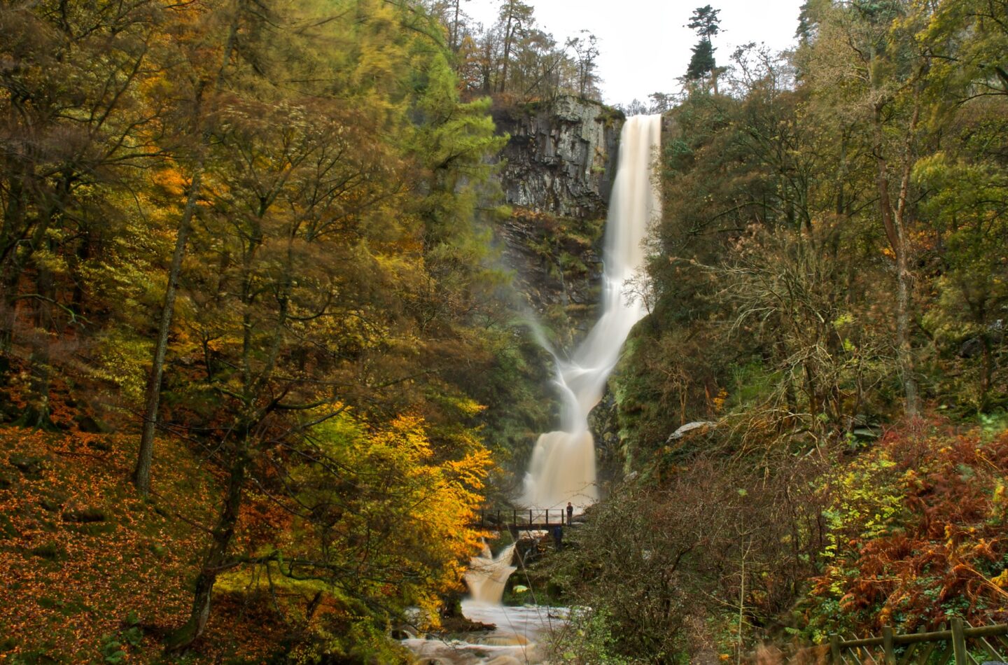 Pistyll Rhaeadr in Powys Wales