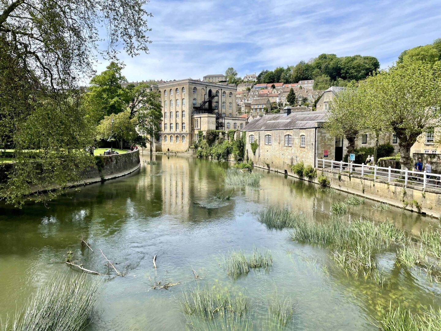 VIew from the bridge in Bradford on Avon