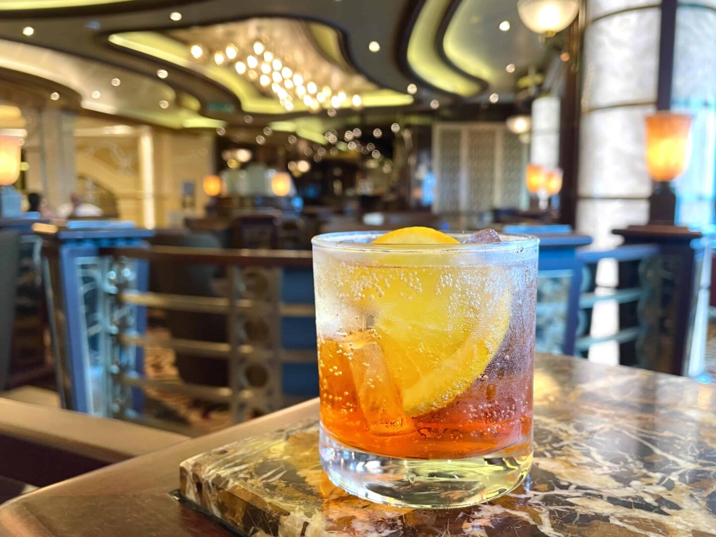 Cocktails on on Regal Princess Cruise