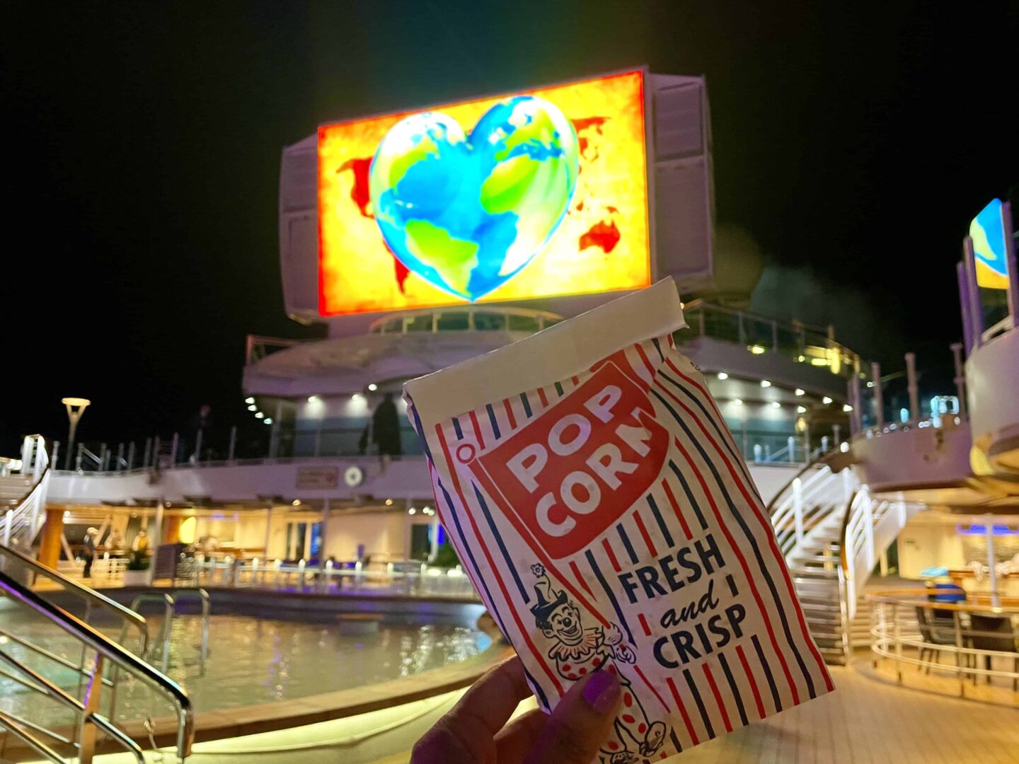 Movies under the Stars on Regal Princess Cruise