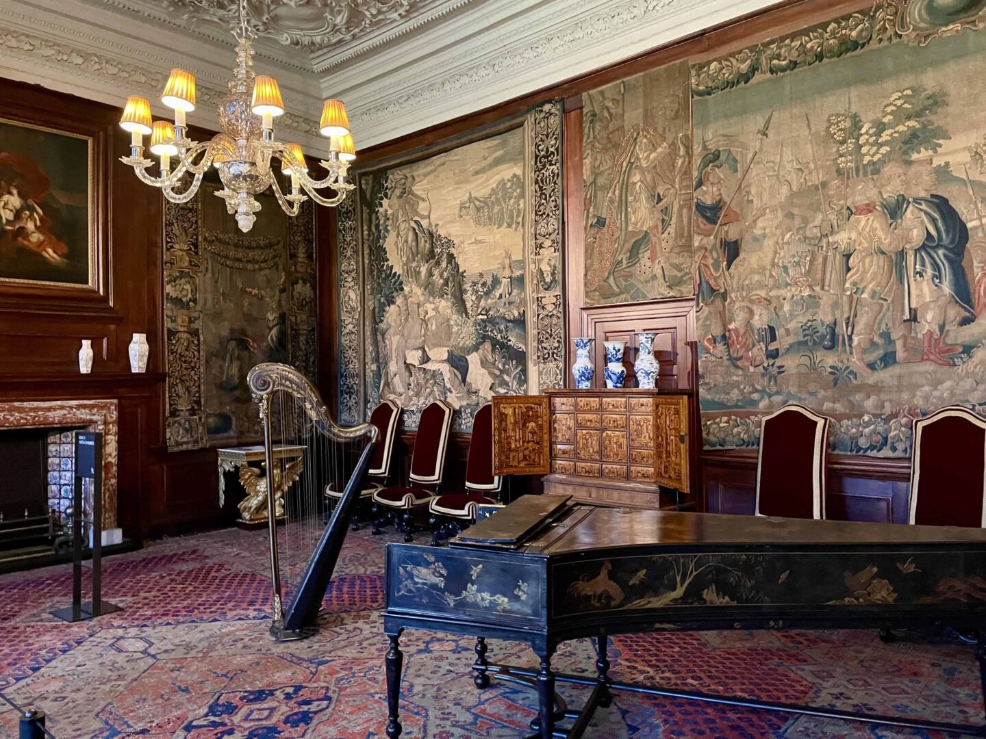 A state room inside Palace of Holyroodhouse - Things to do in Edinburgh for Families