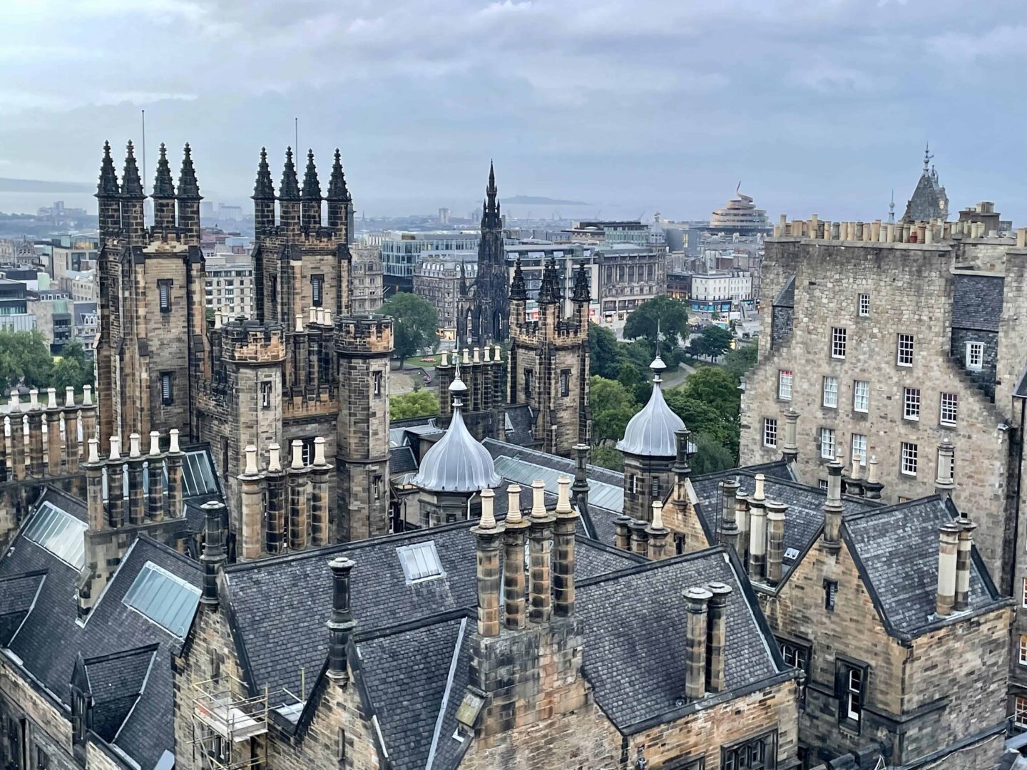 View of Edinburgh from the rooftop of Camera Obscura and The World of Illusions - Things to do in Edinburgh for Families