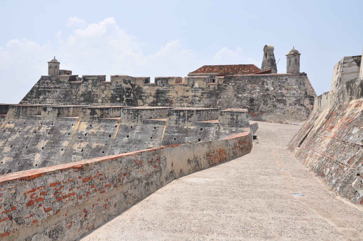Castillo San Felipe Fortress in Cartagena, Colombia