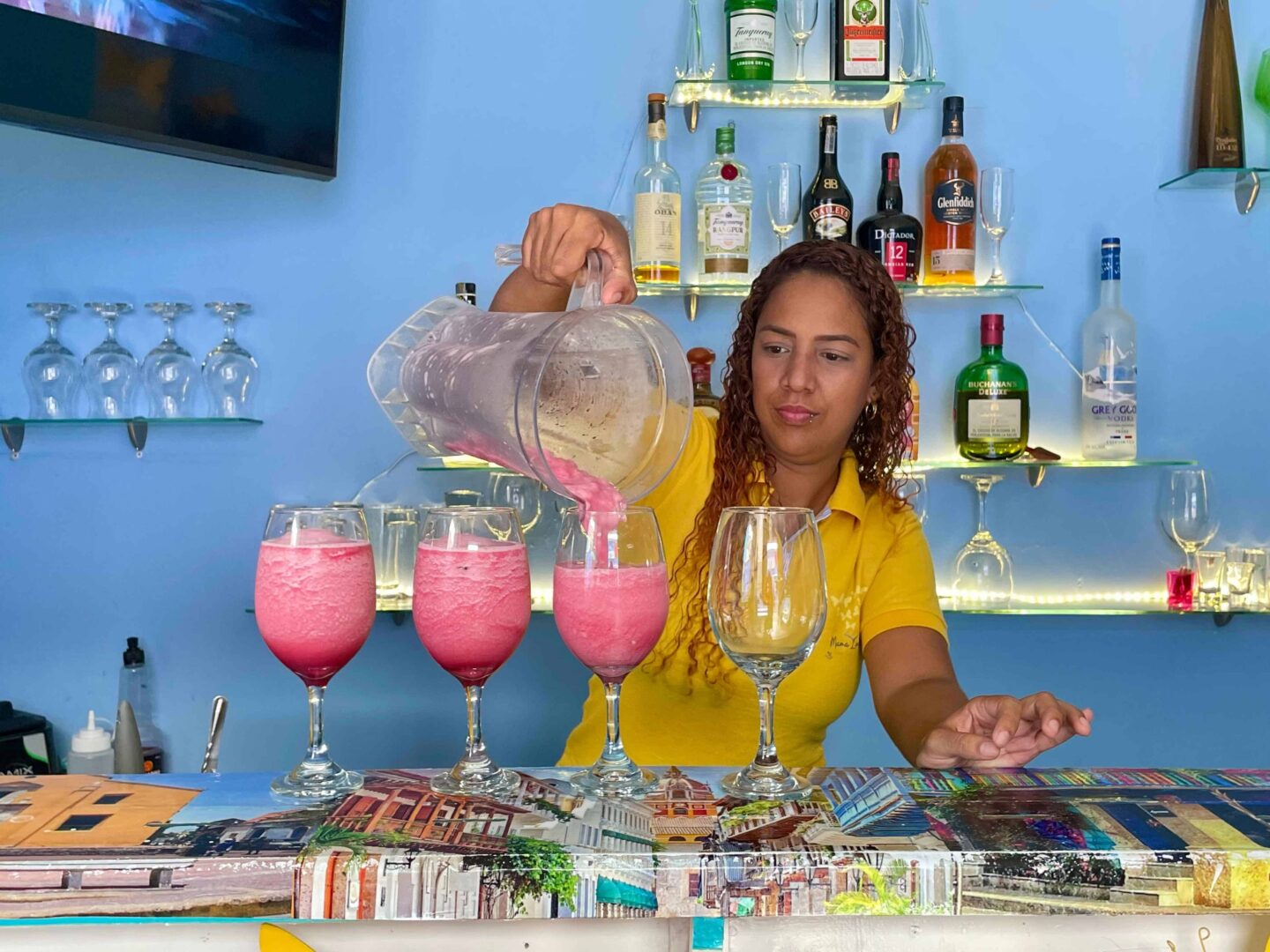 Corozo juice in Colombia
