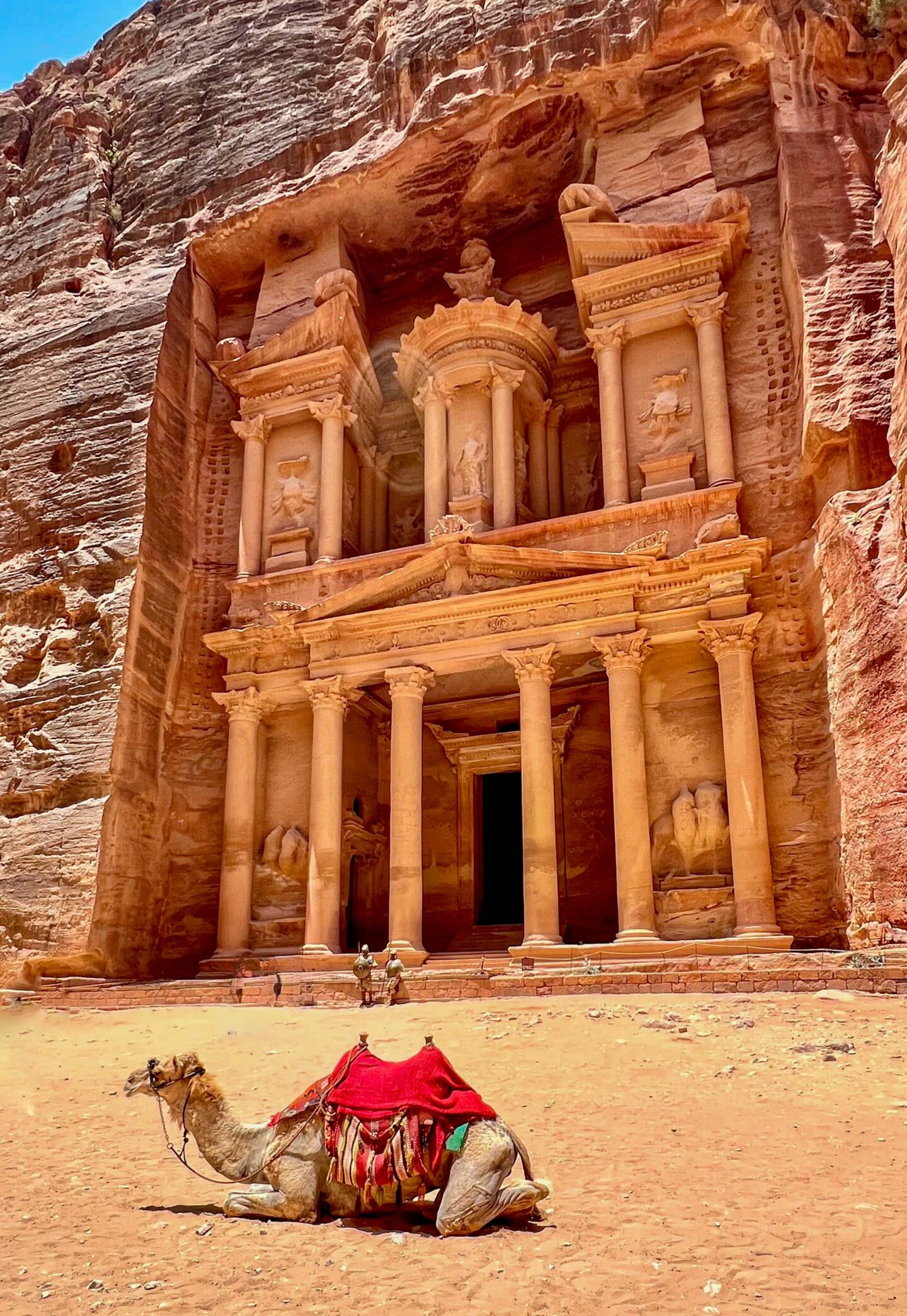 The Treasury in Petra in Jordan