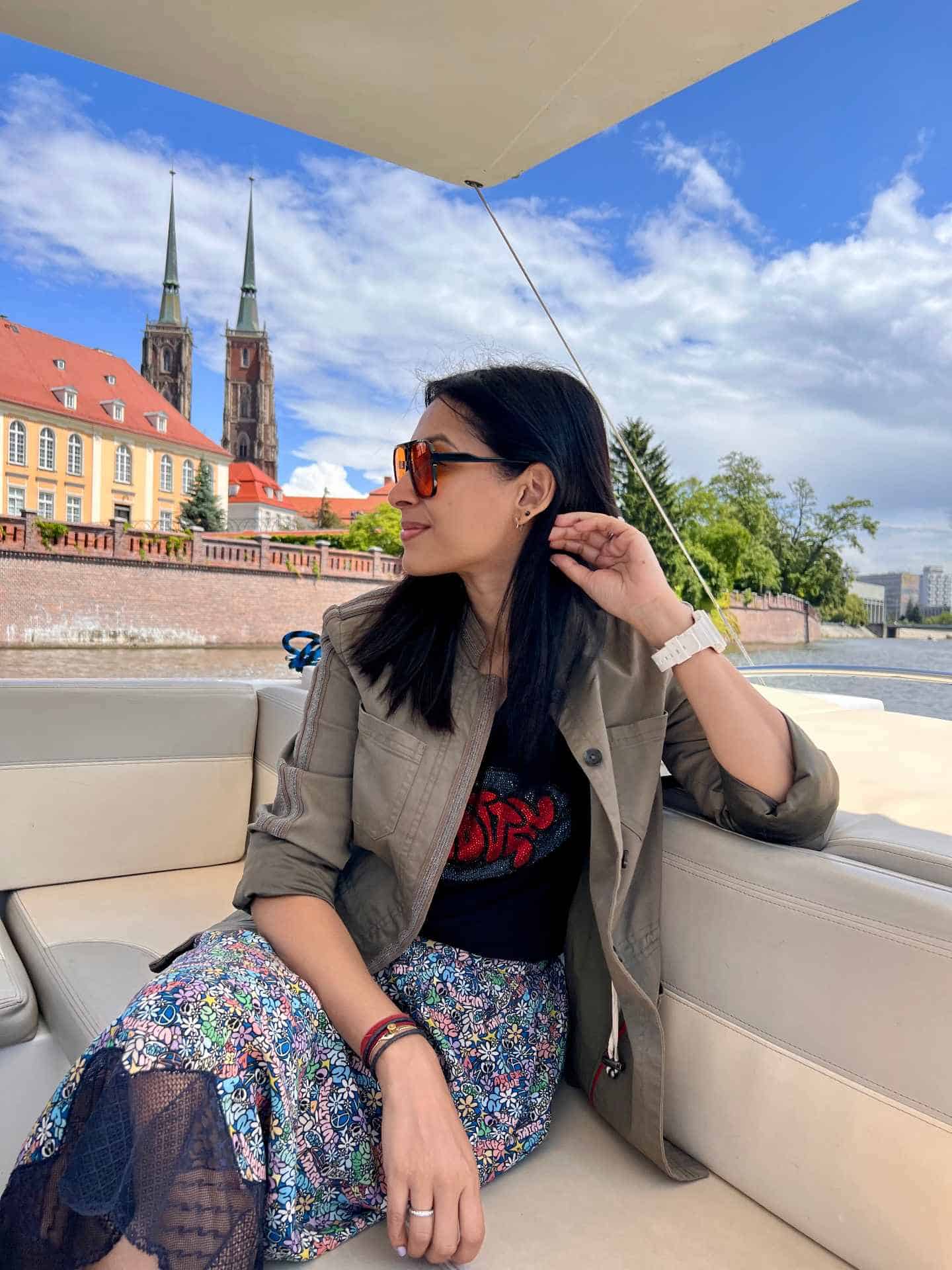 Scenic boat ride on the Oder River