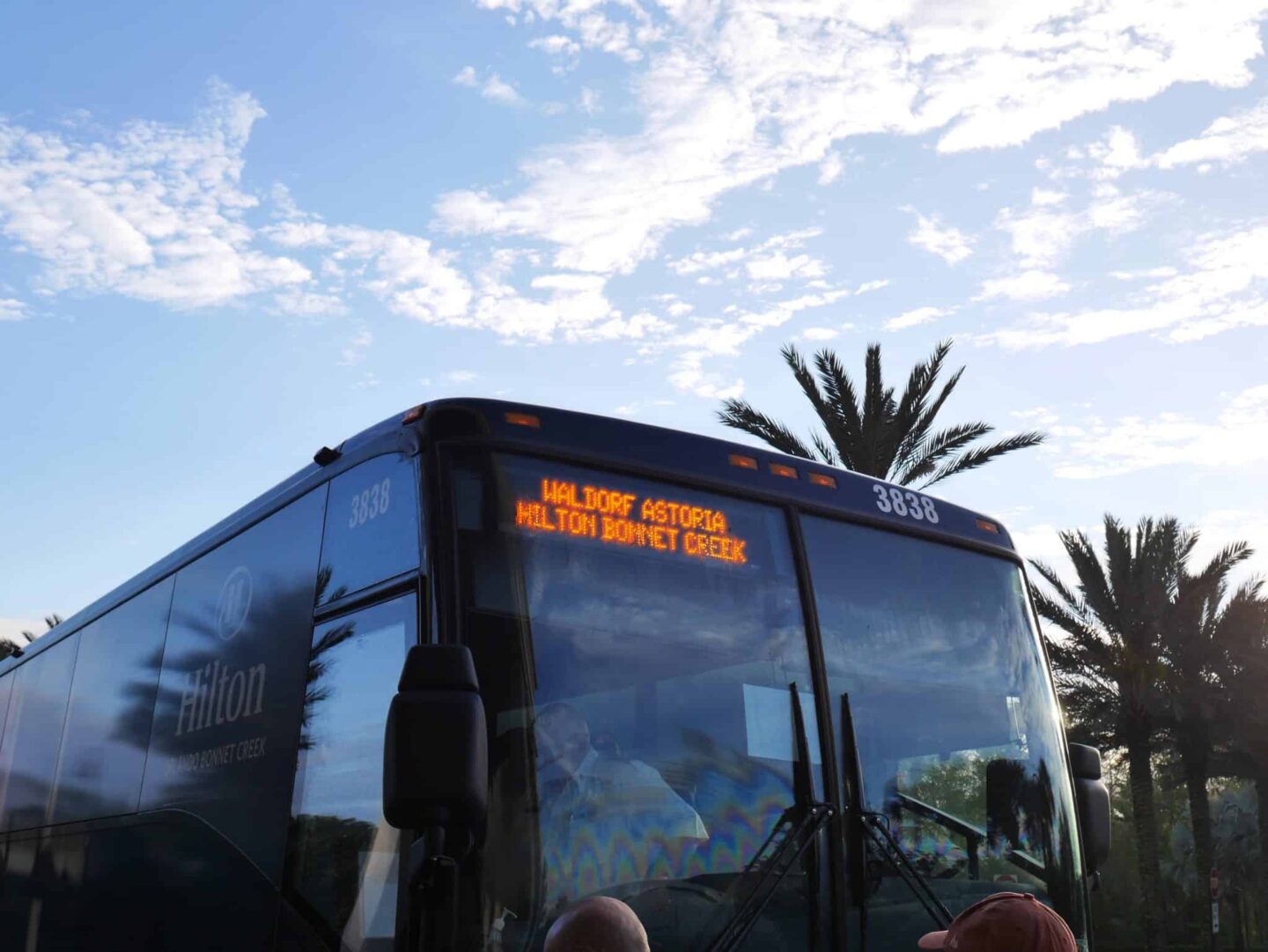 Disney World Resort complimentary trabsport bus