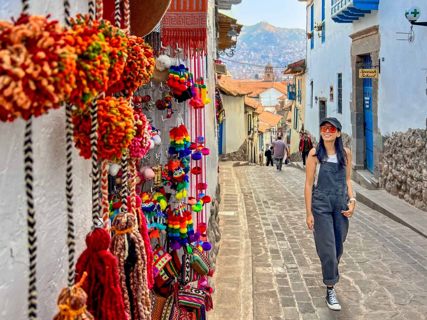 Colourful cobbled streets of Cusco