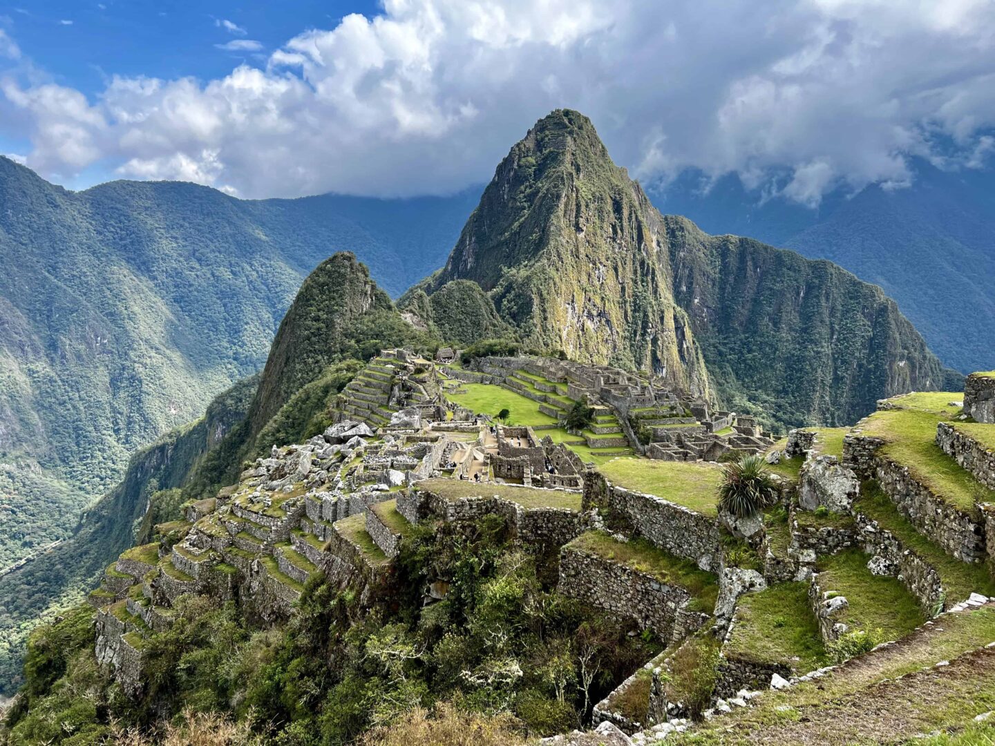 View of Machu Picchu in Peru