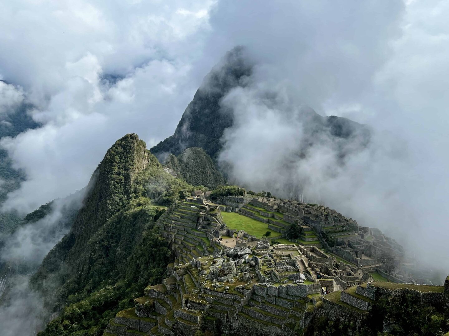 Clouds over Machu Picchu
