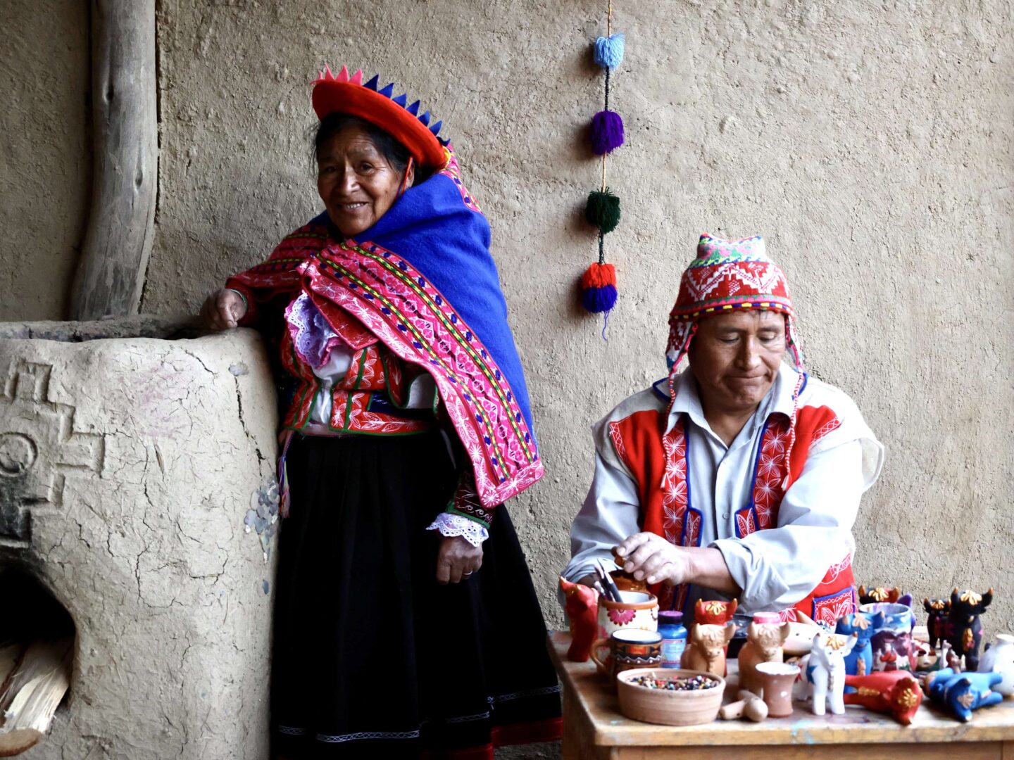 Peruvian ceramic sculptures