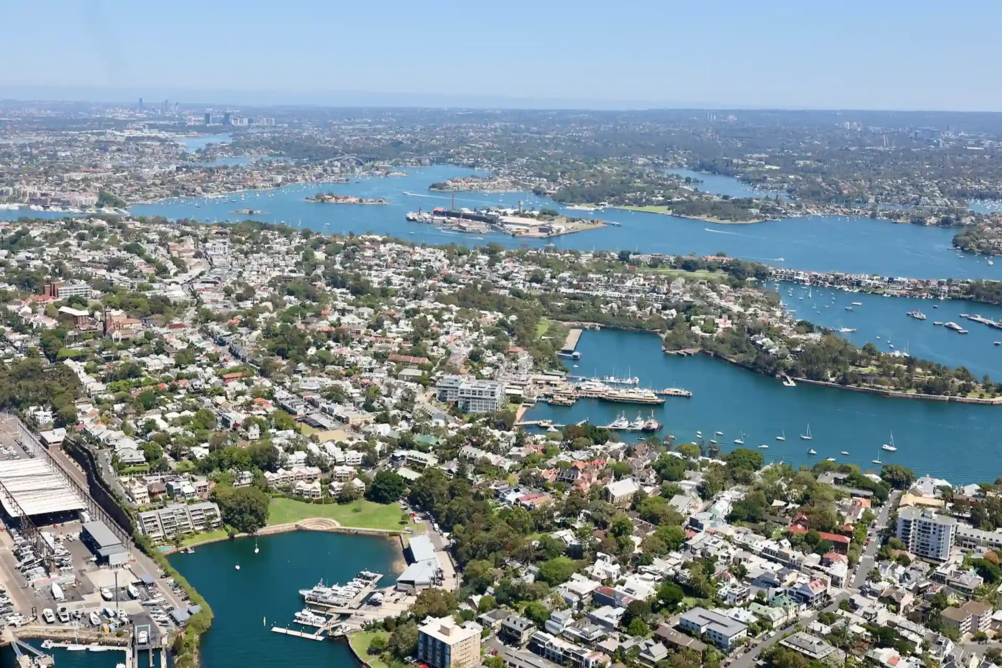 Aerial view of Sydney, Australia