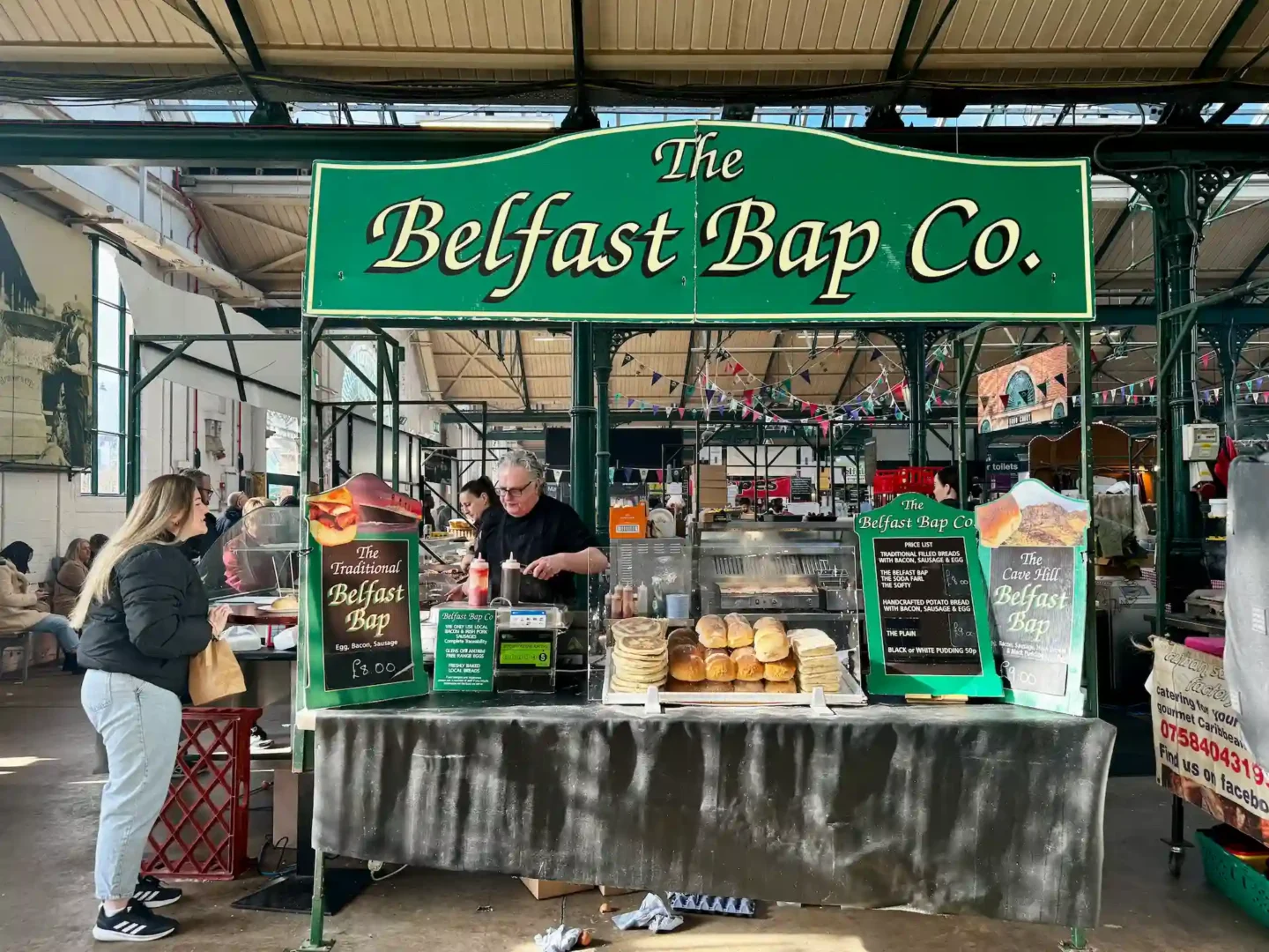 The Belfast Bap Company at St George's Market